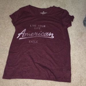 Maroon tee